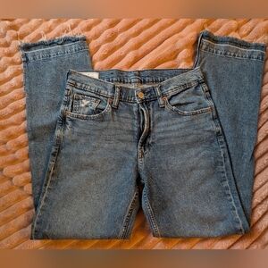 👖 GAP '90s Loose Mid Rise Distressed Denim Jeans